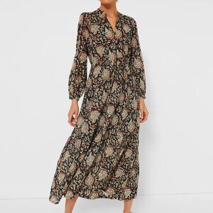 India Collection Emerson Fry Frances 3 Floral Maxi Dress Sz M